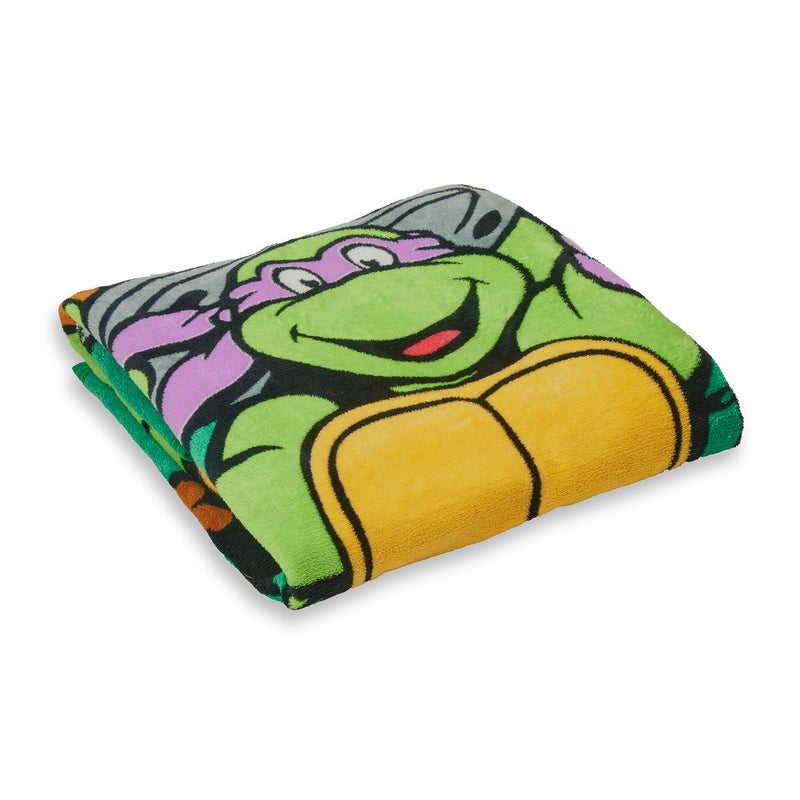 Northwest Teenage Mutant Ninja Turtles Micro Raschel Throw Blanket, 46" x 60", Cowabunga Dudes - Image 2
